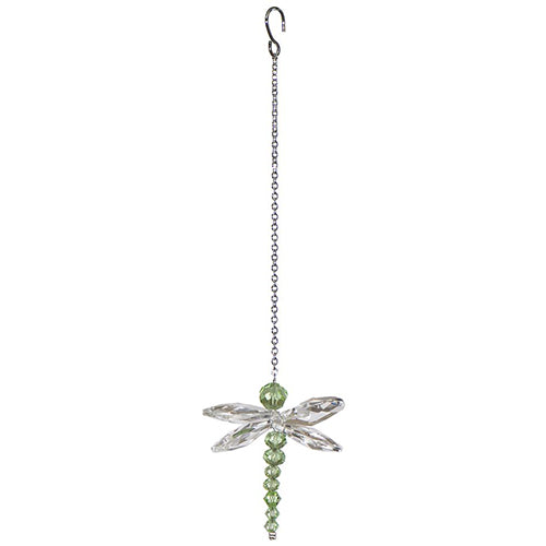 C530 Crystal Dragonflies - Green