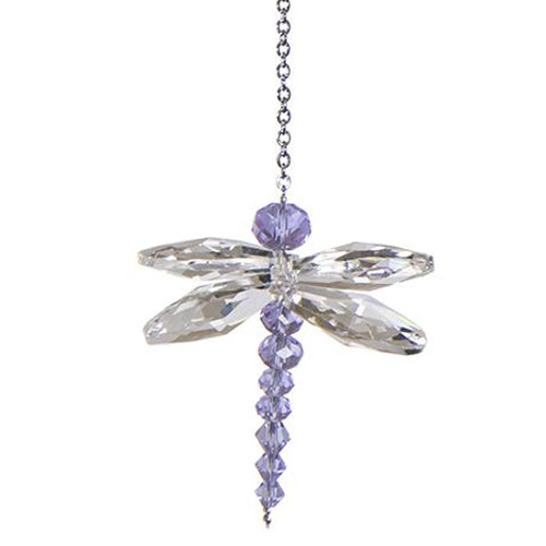 C530 Crystal Dragonflies -Lilac Purple